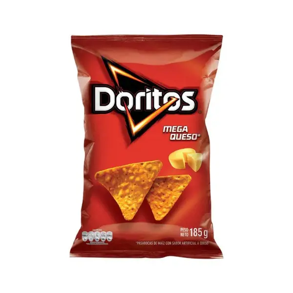 Doritos Mega Queso x 185 Gramos
